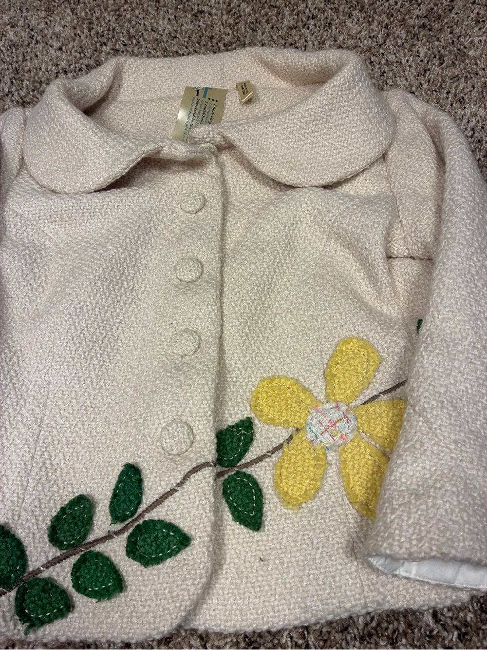 Anthropologie IF Floral Appliqué Jacket - Picture 6 of 14